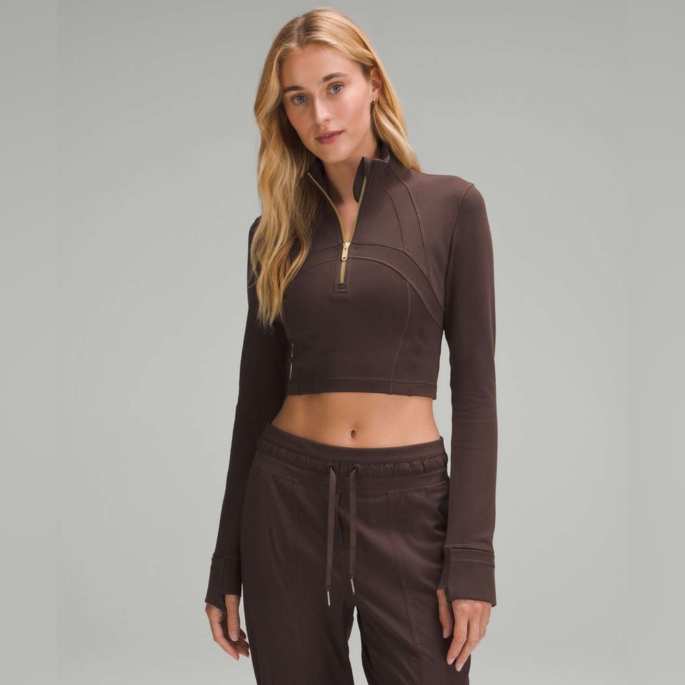Lululemon Define Cropped Half Zip *Luon